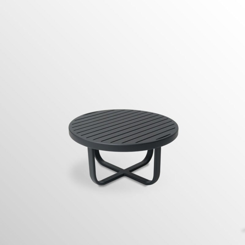Mesa Brooklyn lateral de aluminio para extreior