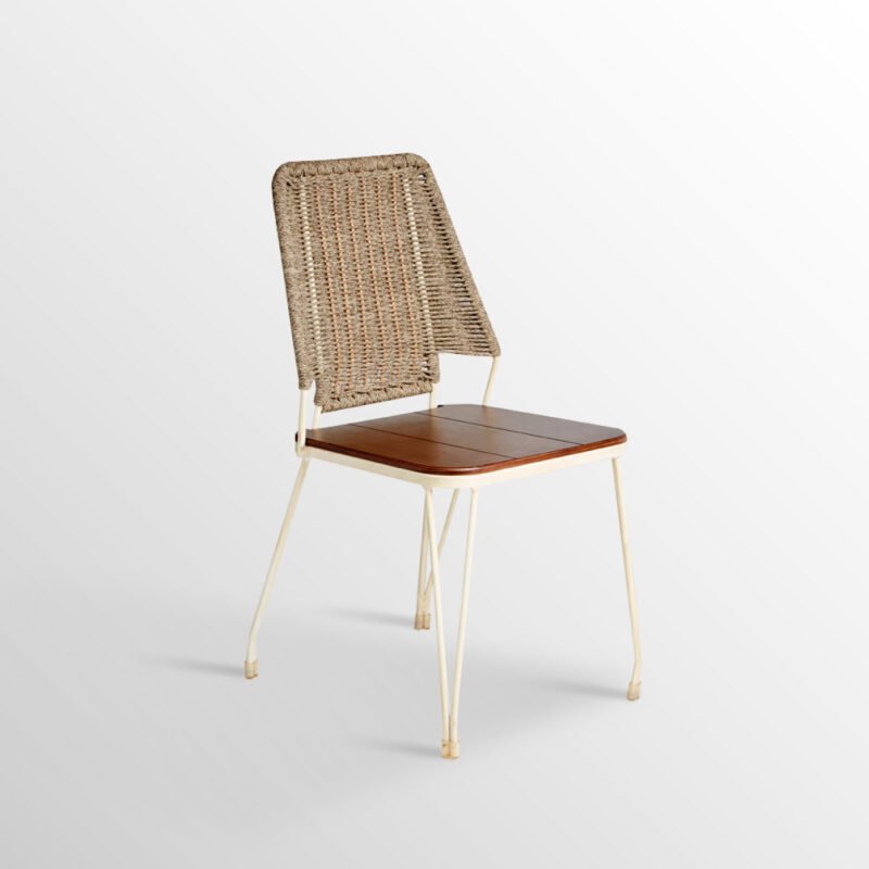 Silla Velour de acero para exterior