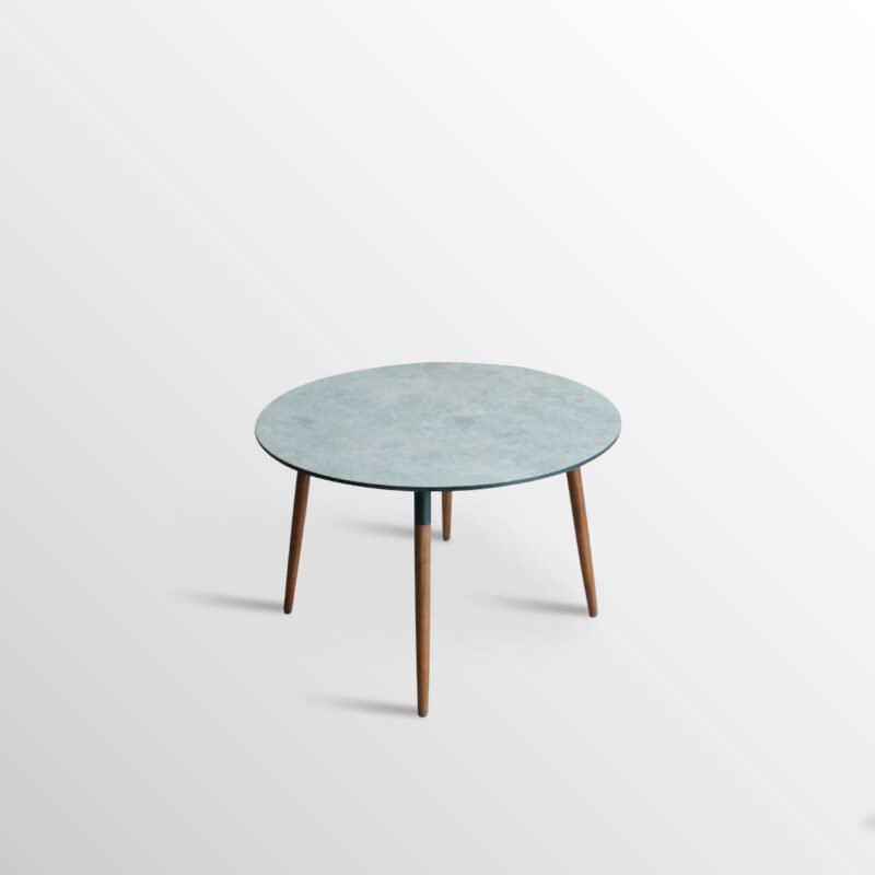 MESA PARIS DE CENTRO ALUMINIO 80 RD - COMPACT SOLIDO