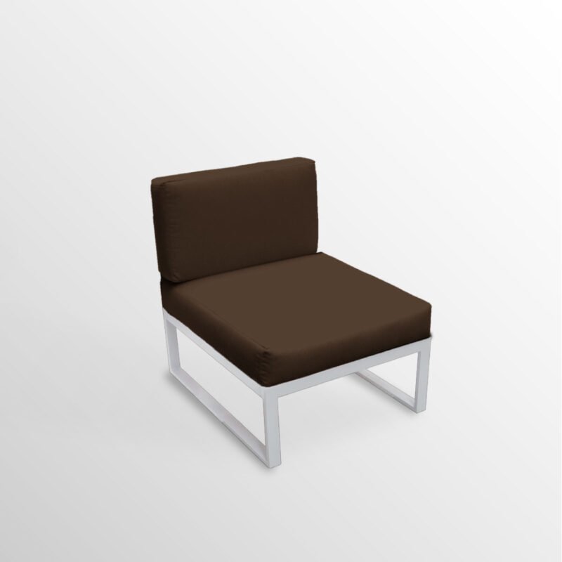 SOFA BROOKLYN MODULAR INDIVIDUAL ESQUINERO ALUMINIO -COJIN