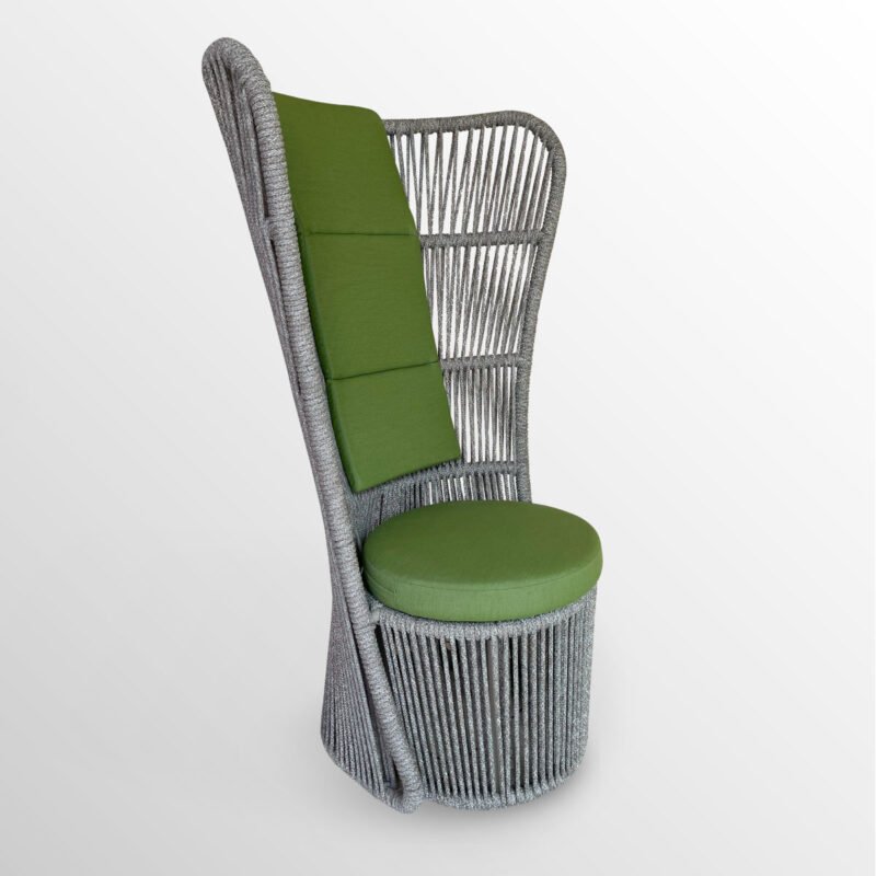 SILLON IMPERIAL ALUMINIO - ROPE RD - COJIN