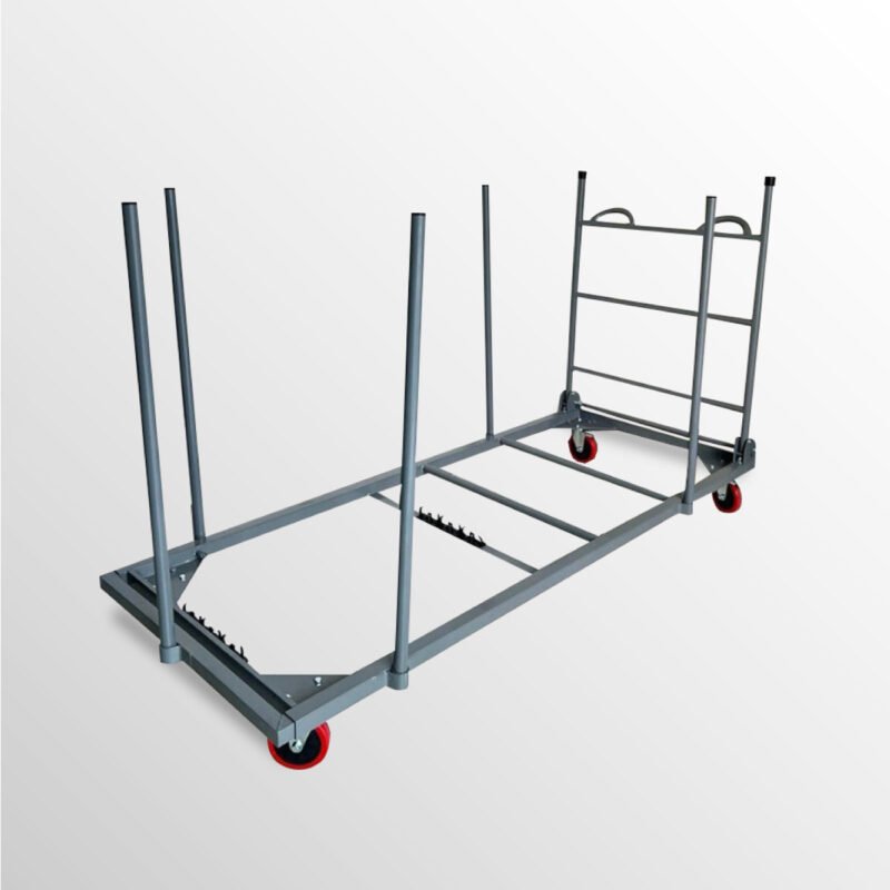 Carro plegable para transporte de mesas