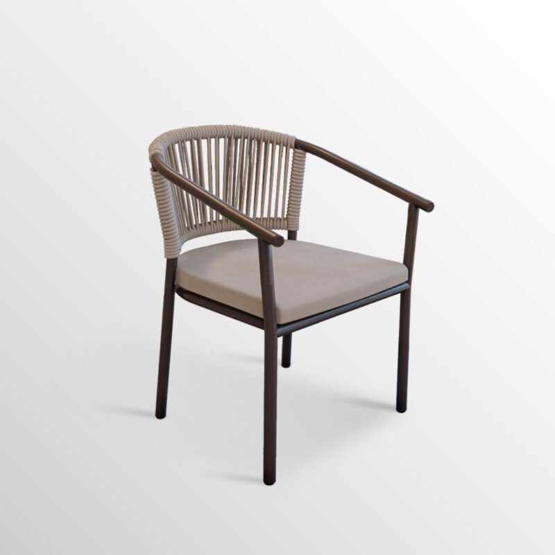 SILLON PONZA ALUMINIO - ROPE RD - COJIN
