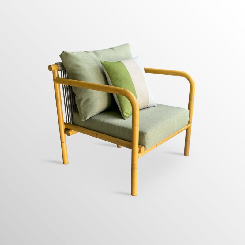 SOFA TORO INDIVIDUAL ALUMINIO – ROPE RD – COJIN (Nueva colección)